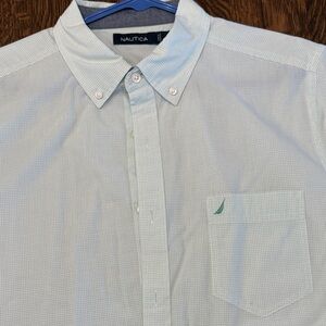 Nautica Men's mint green Button-Down Shirt